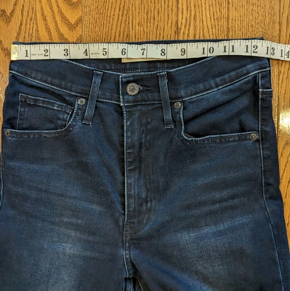 LEVI'S Mile High Super Skinny Jeans Dark Wash size 27 - Picture 7 of 13